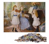 Claude Monet The Daughters Adult Wooden Jigsaw Puzzle 500 Pieces | Piece-by-piece progress - a clear build method on weekends.