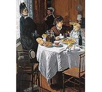Claude Monet The Luncheon Art Print Canvas Premium Wall Decor Poster Mural