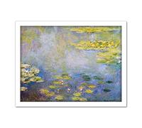 Claude Monet Waterlilies Large Framed Art Print Poster Wall Decor 18x24