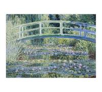 Claude Monet's Water Lilies And Japanese Bridge (1899) - Premium 1000 pieces Puzzle - MyPuzzle special collection from Æpyornis