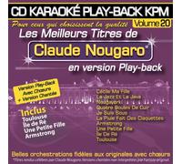 Claude Nougaro - CD Karaoké Play-Back KPM Vol. 20 ''Claude Nougaro''