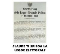 CLAUDE TI SPIEGA LA LEGGE ELETTORALE