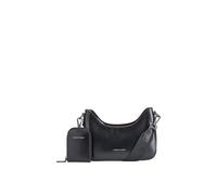 Claudia Canova Alexia Wide Strap Cross Body Bag In Black Black
