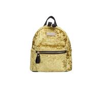 Claudia Canova Anii Xs Velour Backpack In Gold Gold