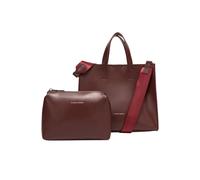 Claudia Canova Brida Twin Strap Tote Bag In Burgundy Burgundy