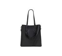 Claudia Canova Elizabeth Chain Twin Strap Tote Bag In Black Black