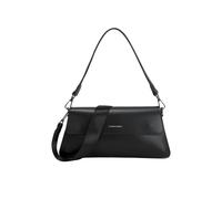 Claudia Canova Luxe Classic Flap Shoulder Bag In Black Black