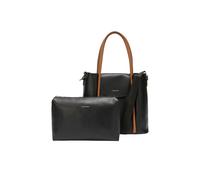 Claudia Canova Raya Xl Twin Strap Tote Bag In Black Black One Size