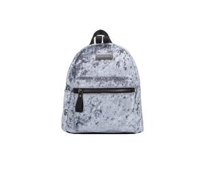 Claudia Canova Women's Anii Xs Velour Backpack in Grey Claudia Canova Grey