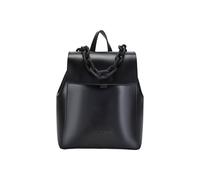 Claudia Canova Women's Sophia Chain Flapover Backpack in Black Claudia Canova Black