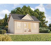 Claudia L (4,7x3,5m | 14,2m2 | 44mm) Clockhouse Style Log Cabin