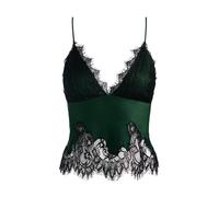 Claudia Lace Slip Top - female - Alice + Olivia - Sleeveless Tops - Green - S - Tops S