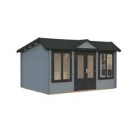 Claudia Pent M (4,2x3,2m | 11,5m2 | 34mm) Under 2.5m Clockhouse Style Log Cabin