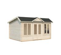 Claudia Pent M (4,2x3,2m | 11,5m2 | 34mm) Under 2.5m Clockhouse Style Log Cabin