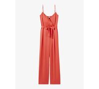 Claudie Pierlot Womens Jaunes / Oranges Wrap-front Tie-waist Woven Jumpsuit 12