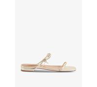 Claudie Pierlot Womens Metalliques Augustin Leather Sandals Eur 41 / 8 Uk Women