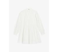 Claudie Pierlot Womens Naturels Mao Balloon-sleeved Cotton Mini Dress 6