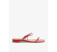 Claudie Pierlot Womens Rouges Augustin Leather Sandals Eur 37 / 4 Uk Women