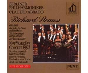 CLAUDIO ABBADO - NEW YEAR'S EVE CONCERT-BERLIN 1992 CD 4 TRACKS R. STRAUSS NEW