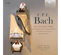 CLAUDIO ASTRONIO/STE - C.P.E BACH SIX CONCERTOS WQ43 - CD - B4z