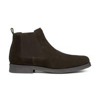 Claudio Chelsea Boots in Breathable Leather Dark Brown