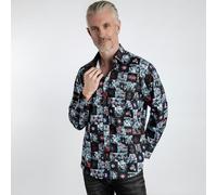 Claudio Lugli Best Of Britain Print Shirt - Medium - Black