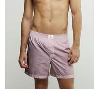 Claudio Lugli Check Cotton Poplin Print Boxer Shorts - Pink - Small