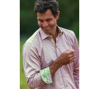 Claudio Lugli Check Patterned Shirt - Small - Pink