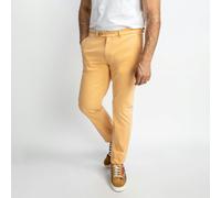 CLAUDIO LUGLI COLORED CHINO TROUSERS - 34L - Mustard/Sand