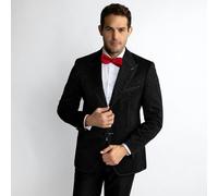 Claudio Lugli Luxury Fitted Sparkling Dinner Jacket - 52 UK/ 62 EU - Black