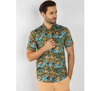 Claudio Lugli Magical Lake Como Short Sleeve Shirt - Blue - XXL