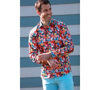 CLAUDIO LUGLI Men's Cl2565 Multi Flowers | Size: XL CLAUDIO LUGLI Multicolor XL