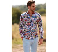 Claudio Lugli Monaco Grand Prix Print Shirt - Medium