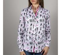 Claudio Lugli NHS Support Humanity Womens Print Shirt - White - 8.0