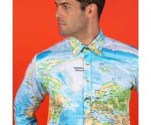 Claudio Lugli Partridges Flying Print Shirt - 4XL