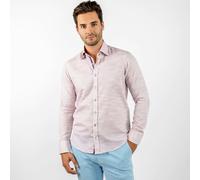 Claudio Lugli Pastel Knitted Cotton Classic Shirt - Purple - XL
