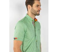 Claudio Lugli Pastel Texture Classic Short Sleeve Shirt - 6XL - Green