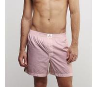 CLAUDIO LUGLI Pinstripe Cotton Poplin Print Boxer Shorts in Pink | Size: Medium CLAUDIO LUGLI Pink M