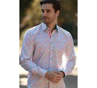 Claudio Lugli Pixel Matrix Print Shirt - 4XL - White