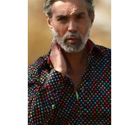 Claudio Lugli Pixel Matrix Print Shirt - XL - Black
