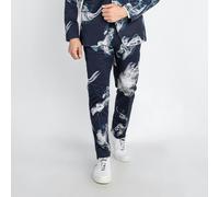 Claudio Lugli Printed Suit Trousers - SMOKE B - 36
