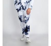 Claudio Lugli Printed Suit Trousers - SMOKE W - 44