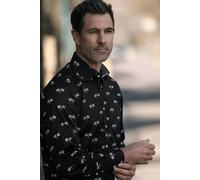 Claudio Lugli Racing Flag Motorsport Print Shirt - 3XL - Black