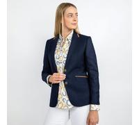 Claudio Lugli SIGNATURE EQUESTRIAN WOMENS JACKET WITH ELBOW PATCH - Navy - 10.0
