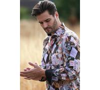 Claudio Lugli The Detective Print Shirt - 5XL