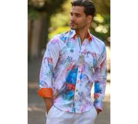 Claudio Lugli The Summer Mirage Print Shirt - White - XXL