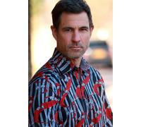 Claudio Lugli Tyre Track and Racing Flags Print Shirt - Black - Large