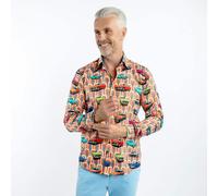 Claudio Lugli Vintage And Retro Car Print Shirt - Red - Small