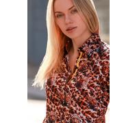 CLAUDIO LUGLI Women's Jaguar Majesty Print Shirt | Size: 12 CLAUDIO LUGLI Multicolor 12