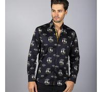 Claudio Lugli WWE: Ric Flair Icon Print Shirt - Black - 6XL